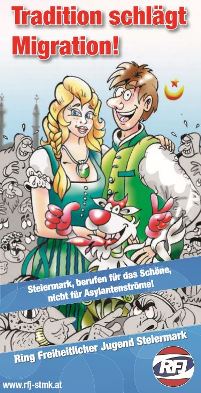 Poster der Freiheitlichen Jugend Steiermark // Pressefreiheit
